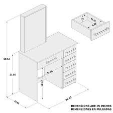 Jocelyne Dressing Vanity With Mirror Small Bedroom Vanity Bedroom Vanity Set White Dressing Tables