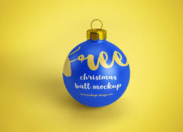 A High Quality Set Of Christmas Ball Mockup Ornaments Easily Change The Artwork On The Bauble By Using The Top Most S Christmas Balls Free Christmas Christmas