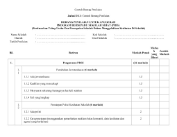 Contoh borang soal selidik geografi pt3 2018. Contoh Soalan Soal Selidik Sisa Domestik Soalan K