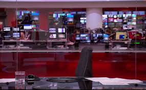 Bbc news studio tc7 television centre free 3d model. Video Bbc News Starts With An Empty Chair Rather Than A Presenter