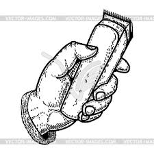 See more ideas about barber, barber clippers, barber shop. Hand With Clipper Design Element For Barber Shop Royalty Free Vector Clipart