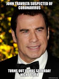 Travolta rose to fame in the 1970s. John Travolta Memes Thinking Meme