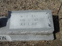 Billie Jean Bouchillon (1927-2010)