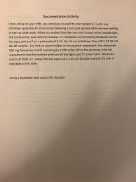 Solved Please Complete A Detailed Head To Toe Narrative N Chegg Com