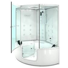 Bad Douche Whirlpool Stoom Instap Combi Rivera White 140x140x210
