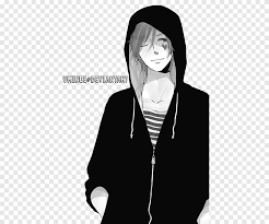 Anime Hitam Dan Putih Menggambar Manga Anime Boy Putih Monokrom Png Pngegg