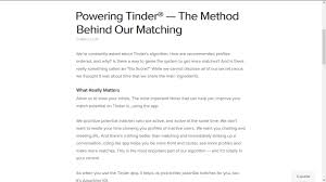 You can stand out on the app, but you're still in her tinder inbox. Breaking The Online Dating Sound Barrier About Article Tinder Says It No Longer Uses A Desirability Score To Rank People