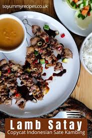 The meat is first marinated, then the taste is so similar that with the marinade and sauce you won't notice the difference. The Best Indonesian Lamb Satay That Is Easy To Make So Yummy Recipes