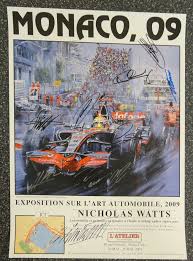 Monaco 09 Signed By Lewis Hamilton 11 Others Freck S Auto Art Monaco Lewis Hamilton Car Art