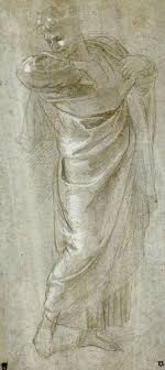 Saint Paul Rending His Garments By Raphael Figure Drawing With Drapery Fine Art Drawing Figure Drawing Ethereal Art