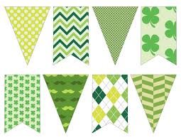 Diy St Patrick S Day Decorations Printable Banner Paper Trail Design St Patrick S Day Diy St Patrick S Day Decorations Printable Banner