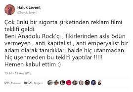Haluk levent etiler'de kameramıza takıldı. Haluk Levent Cok Unlu Bir Sigorta Sirketinden Reklam Filmi Teklifi Geldi Beni Anadolu Rock Ci Fikirlerinden Asla Vermeyen Guldum Net Caps Arama Motoru