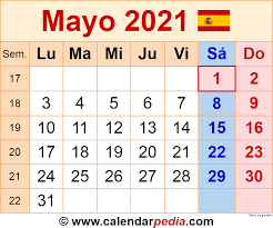 Hch tras la pista de misterioso personaje de las ánimas en. Calendario Mayo 2021 Calendarpedia