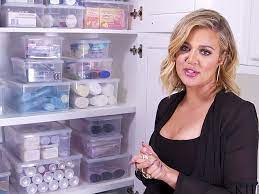 Khloe Kardashian Shows Off Her Organized Medicine Cabinet Medicine Organization Medicine Cabinet Organization Khloe Kardashian House