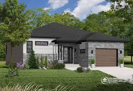 This two bedroom floor plan is simple, streamlined and convenient, as it offers easy access to a shared garage and entryway. Drummond House Plans On Twitter Modern Split Level Home With Open Floor Plan 2 Bedrooms Garage 3281 Https T Co Byw2tp7bgj