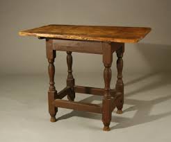 A Very Rare Small Tavern Table With Great Scrubbed Top And Original Red Painted Base Inverted Turnin Antique Table Primitive Furniture New England Furniture