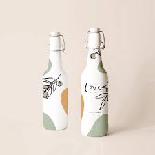 Elegant Type And Illustration Featured On Wine Bottles In 2020 Olive Oil Packaging Packaging Design Inspiration Packaging Design