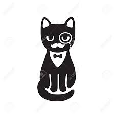 Tuxedo Cat With Monocle And Bow Tie Funny Cartoon Vector Drawing Royalty Free Cliparts Vectors And Stock Illustration Image 68825296 She often finds herself the love interest of a skunk. tuxedo cat with monocle and bow tie funny cartoon vector drawing