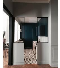 Les Jolis Interieurs Lyon On Instagram Une Ouverture Inspiration Carreauxdeciment Modern Kitchen Flooring Kitchen Cabinets And Flooring Kitchen Flooring