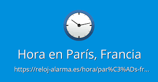 Time.is muestra la hora exacta de un reloj atómico oficial de cualquier zona horaria (más de 7 millones de lugares) en 52 idiomas. Hora En Paris Francia Reloj Alarma Es