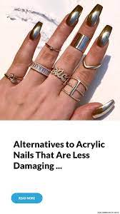 Alternatives To Acrylic Nails That Are Less Damaging Fiberglass Nails Nails Acrylic Nails