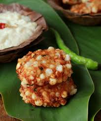 Sabudana Vada Recipe Deep Fried Sago Patties Cutlets Archana S Kitchen All Things Vegetarian Recipes Tea Time Snacks Food