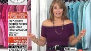 I like them because my clothes don't fall off. Joy Mangano Huggable Hangers Super Clean Closet With Box Youtube