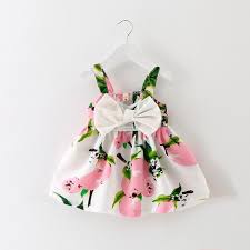 Birthday Clothes For Girls Tropical Floral Dress Baby Girl Summer Dresses New Baby Dress Baby Girl Dresses