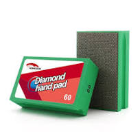 HOMESOM Tampone di lucidatura a mano diamantato elettrolitico utensili  diamantati Pad per Grante MarbIe pietra vetro grana 60 : Amazon.it: Fai da  te