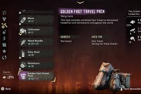 Get started with new arrivals, this seasons must haves, and looks that are truly selected just for you. Horizon Zero Dawn Fast Travel How To Get The Golden Fast Travel Pack For Unlimited Fast Travel Eurogamer Net
