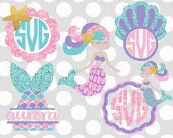 Free Free 246 Monogram Frame Mermaid Monogram Svg SVG PNG EPS DXF File