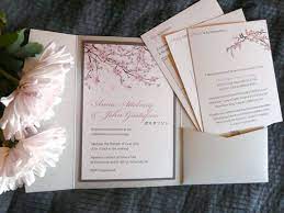 Pin By Renee Halgerson On Hitch Wedding Studio Cherry Blossom Wedding Invitations Blossom Invitation Cherry Blossom Wedding Inspiration