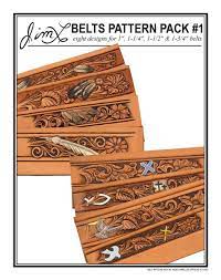 Acclaimed carver and instructor lora s. Belts Pattern Pack 1 Jim Linnell Pro Leather Carvers