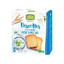 Biscottes A La Farine De Bise Sans Sel Bio 270g Le Moulin Du Pivert