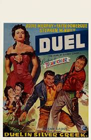 Marshal tyrone and the silver kid form an uneasy alliance against a gang of claim jumpers. Duel Sans Merci Duel At Silver Creek 1952 Western Movies Faith Domergue War Heroes