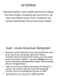 We did not find results for: Ketoprak Jawa