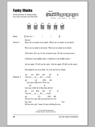 Funky Monks By Red Hot Chili Peppers Guitar Chords Lyrics Guitar Instructor