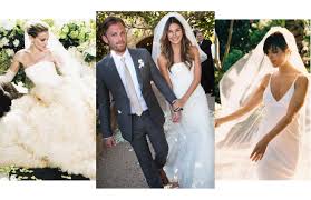 На страницу ким подписаны более 207. Hochzeitskleider Von Vera Wang 11 Legendare Auftritte Von Mariah Carey Bis Victoria Beckham Vogue Germany