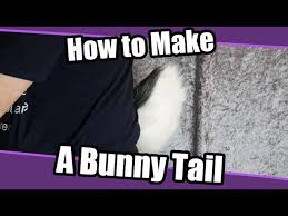 Printable bunny mask bunny face template printable rabbit. Tutorial 23 Bunny Tail For Fursuits Cosplay Pdf Pattern Youtube