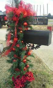 Christmas Mailbox Outside Christmas Decorations Christmas Mailbox Decorations Mailbox Decor