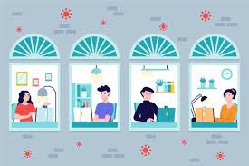 Employees Working From Home Working From Home Vector Free Home Free