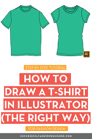 How To Draw A T Shirt In Illustrator The Right Way Courses Free Tutorials On Adobe Illustrator Tech Packs Freelancing For Fashion Designers In 2020 Fashion Design Fashion Design