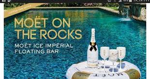 Moet Champagne Pool Float Moet Chandon Moet Chandon Champagne Chandon