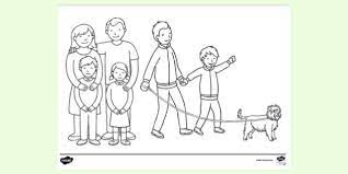 Here are some great images based on the theme of a family. Free Printable Family Colouring Pages Teacher Made