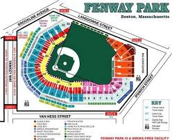 Fenway Park Seating Chart Google Search Boston Sports
