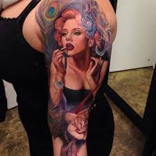 Realistic Beautiful Girl Tattoo On Arm By Rember Orellana Sleeve Tattoos Best Sleeve Tattoos Half Sleeve Tattoo