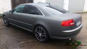 #audia8 #folierung #rotmetallicmattin diesem video siehst du, wie ich einen audi a8 von schwarz auf rot metallic matt foliere. Audi A8 Ultra Matt Anthrazit Metallic Wrappsta Berlin