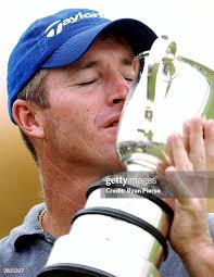 Stephen Leaney of WA shows his dejection after missing a birdie putt...  News Photo
