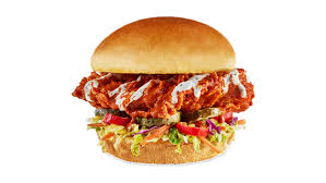To build the sandwiches, toss the lettuce with a spoonful of the mayo. Nashville Hot Chicken Sandwich Delivery Or Pick Up Buffalo Wild Wings
