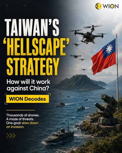 What if Taiwan's best defence against a Chinese invasion isn't a bigger army, but thousands of drones? That is the thinking behind Taiwan's much-discussed 'Hellscape' strategy. The concept is simple: flood the
